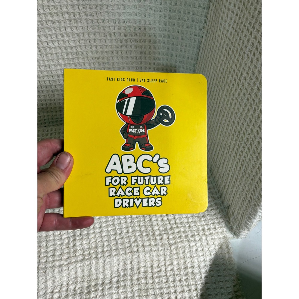 Motorsport Kids Fast Kids Club ABC's‎ For Future Race Car Drivers OS Yellow